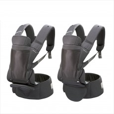 틱톡 올인원 아기띠 차콜+어깨침받이+슬리핑후드